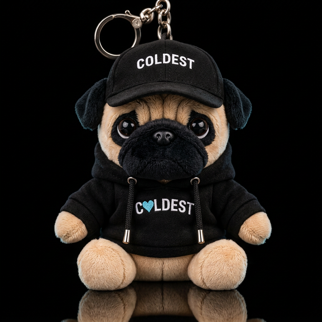 Coldie Pug water bottle design