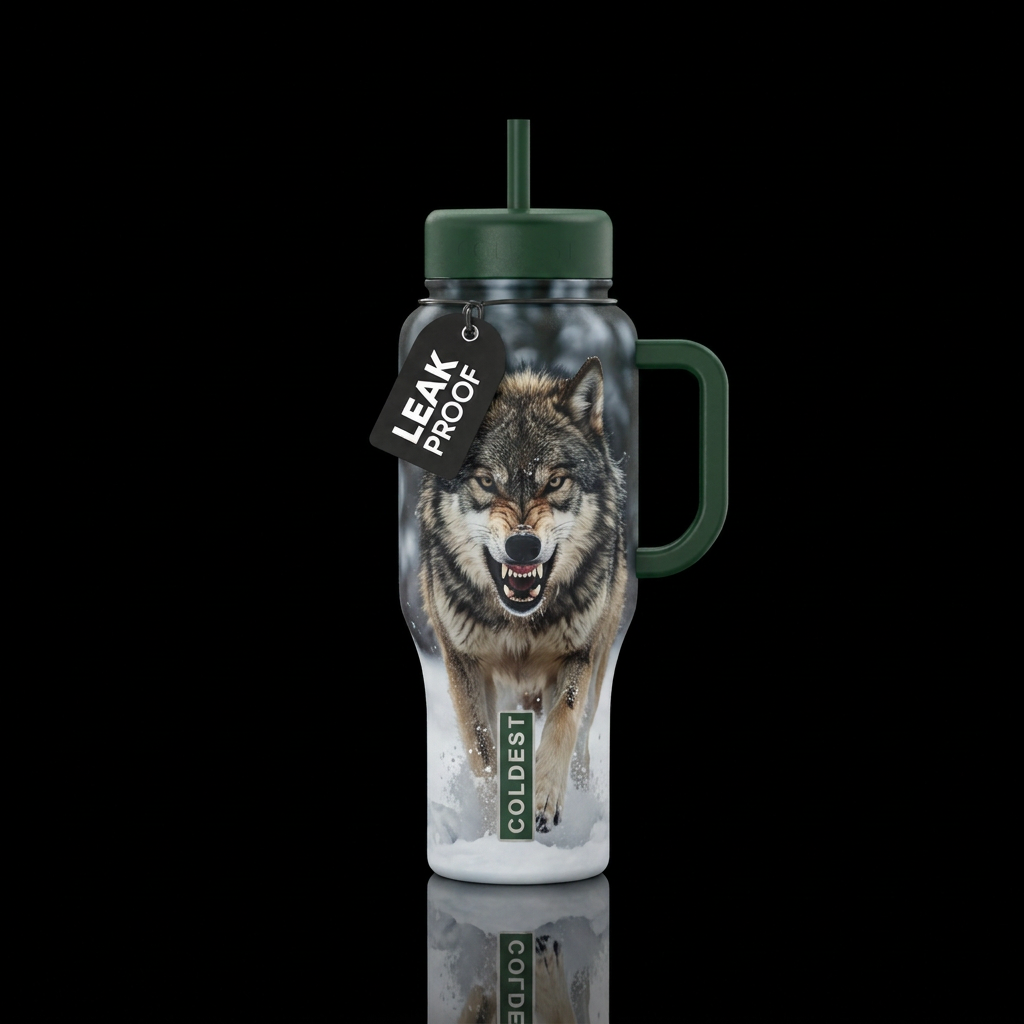 Fury Unleashed water bottle design