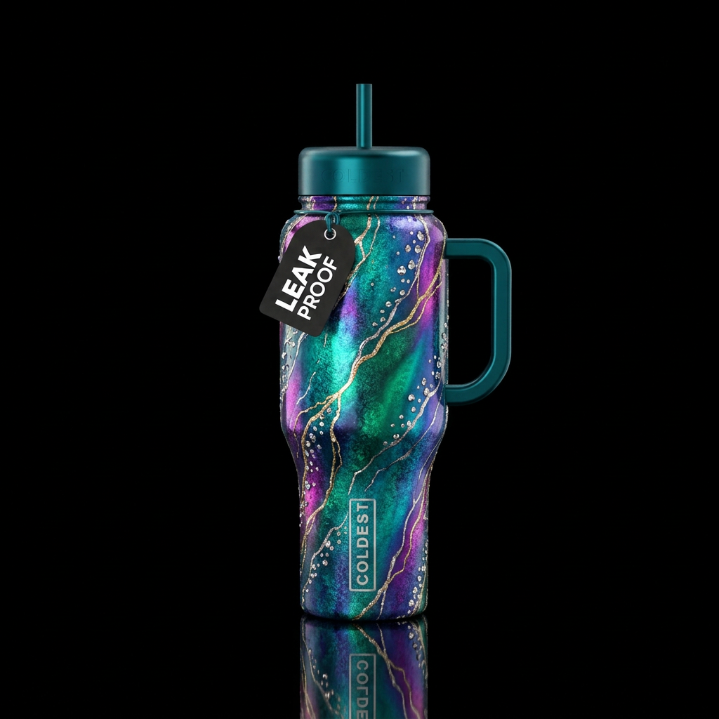 Northern Jewel water bottle design