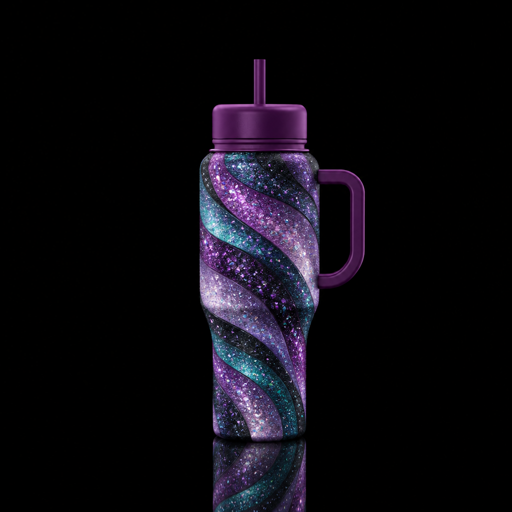 Midnight Opal water bottle design