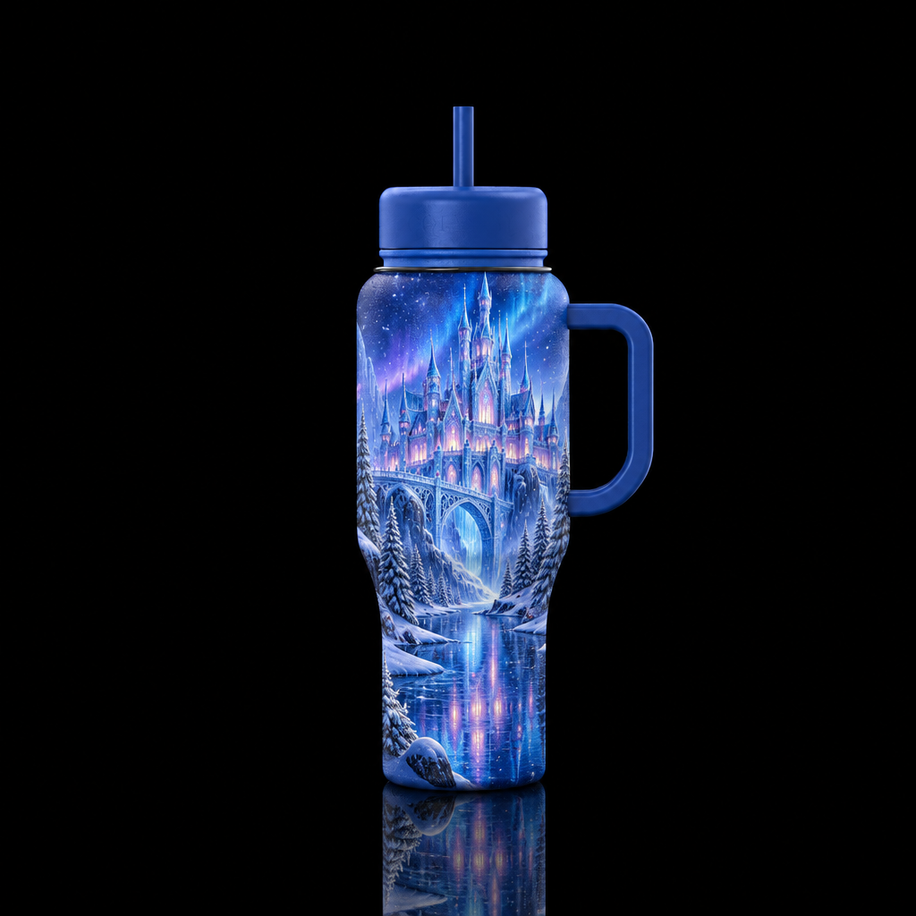 Sapphire Kingdom water bottle design