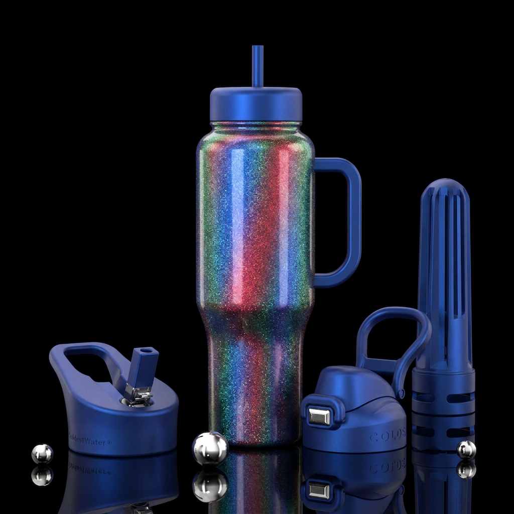 chameleon water bottle design