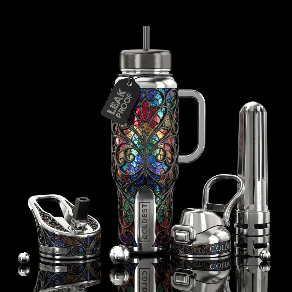 wrought iron water bottle design