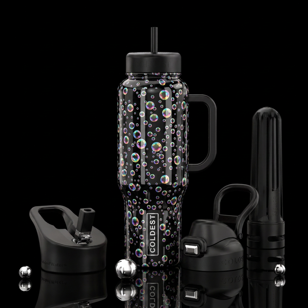 effervescent water bottle design