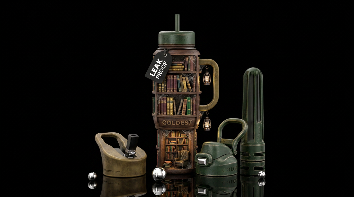 book nook water bottle design