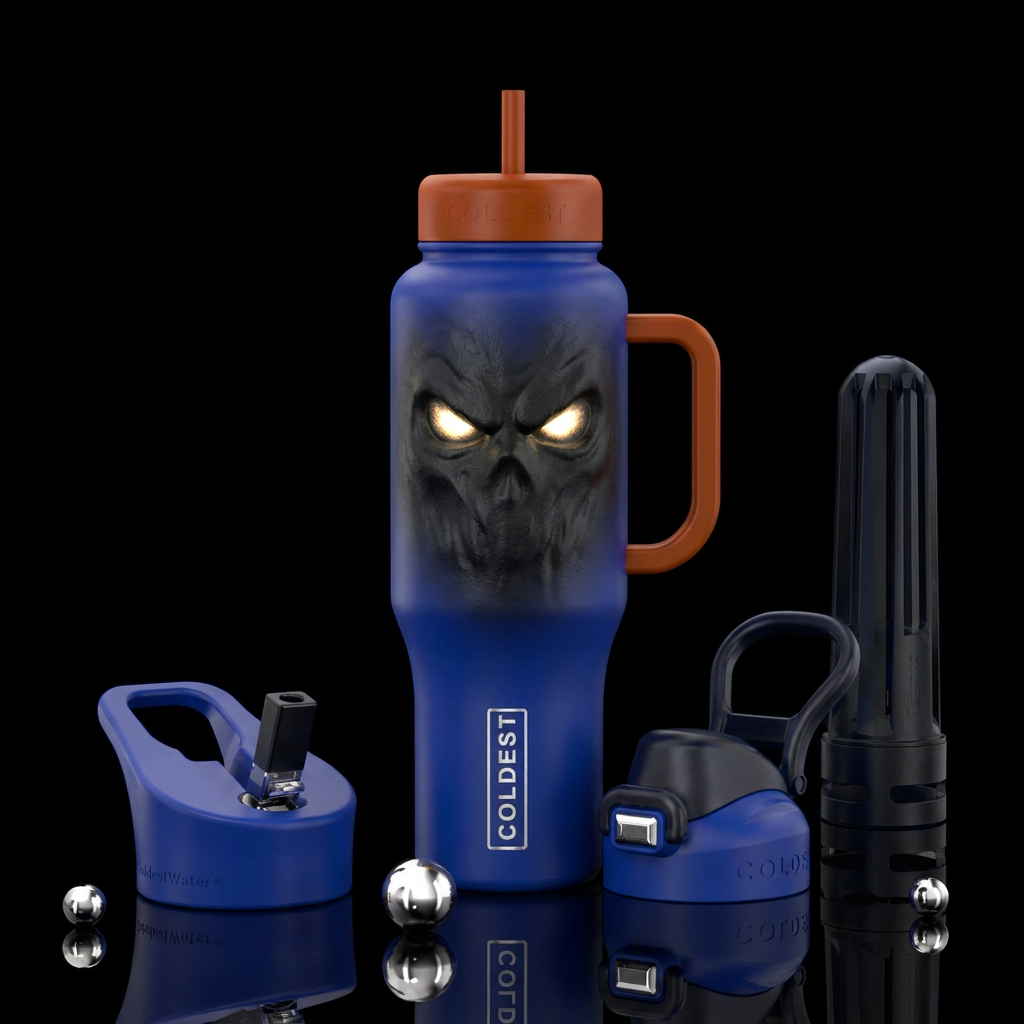 little monster water bottle design