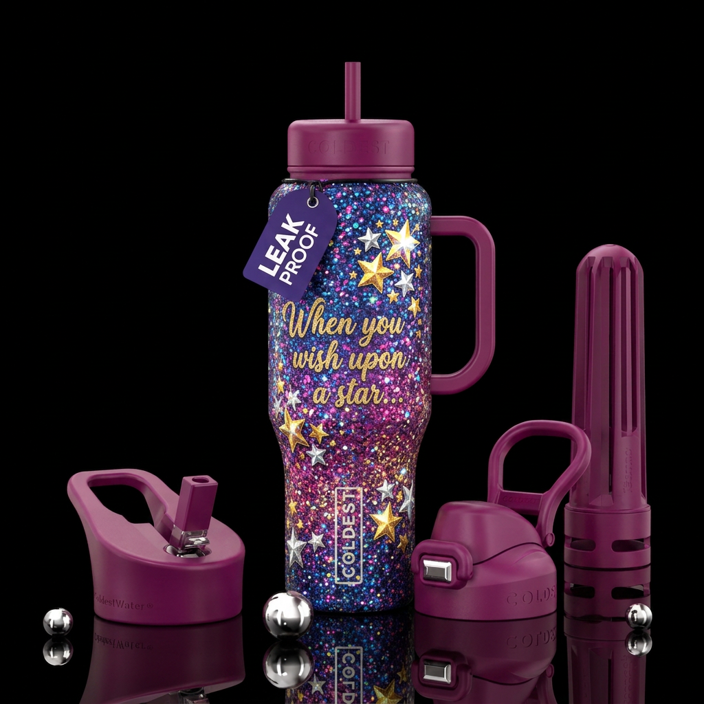 when you wish water bottle design