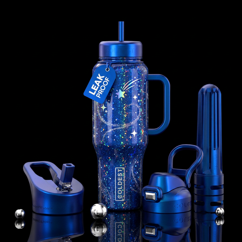 fairy dust wishes water bottle design