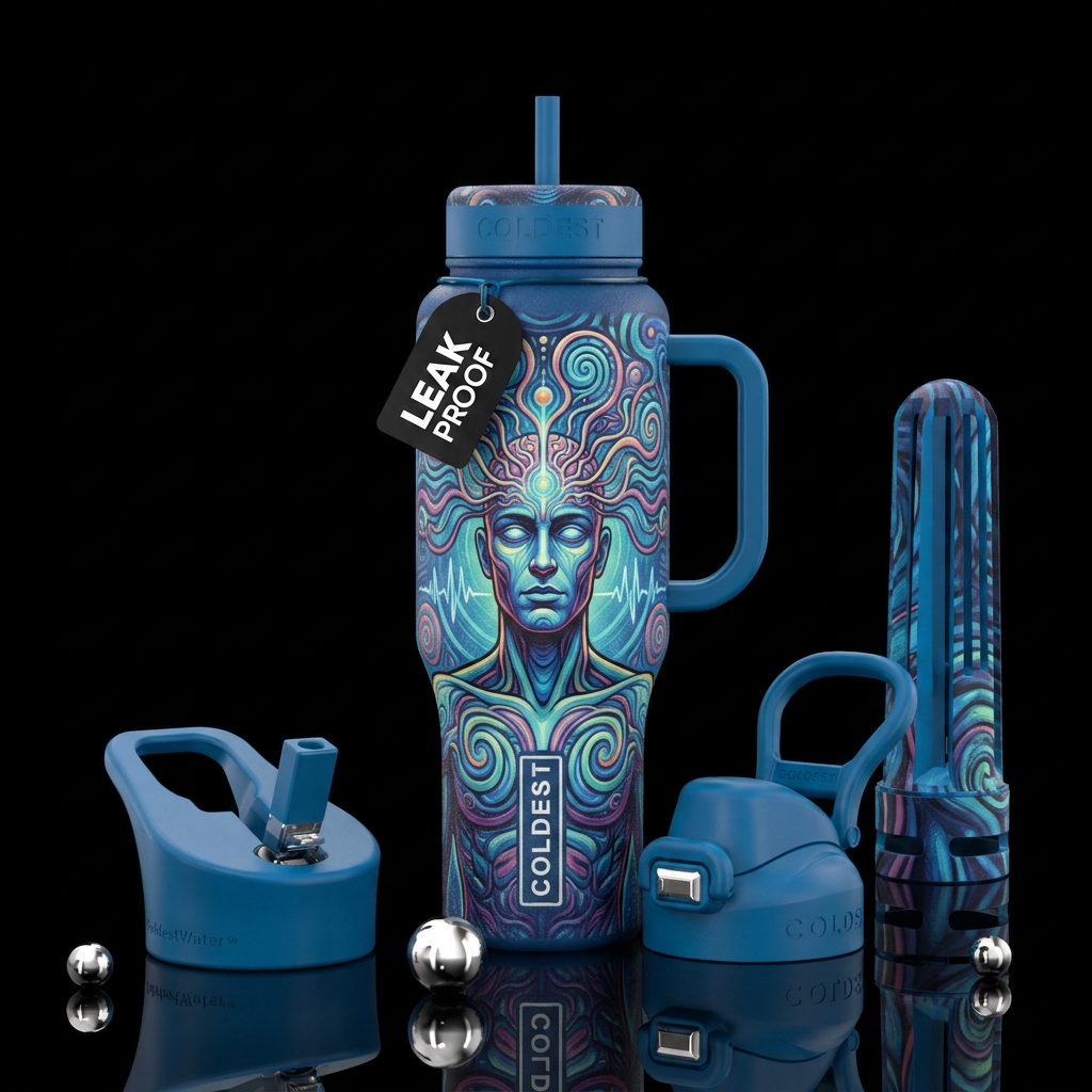 powerful you water bottle design