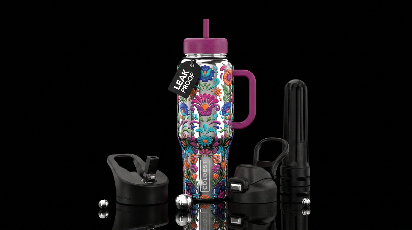 culturas water bottle design