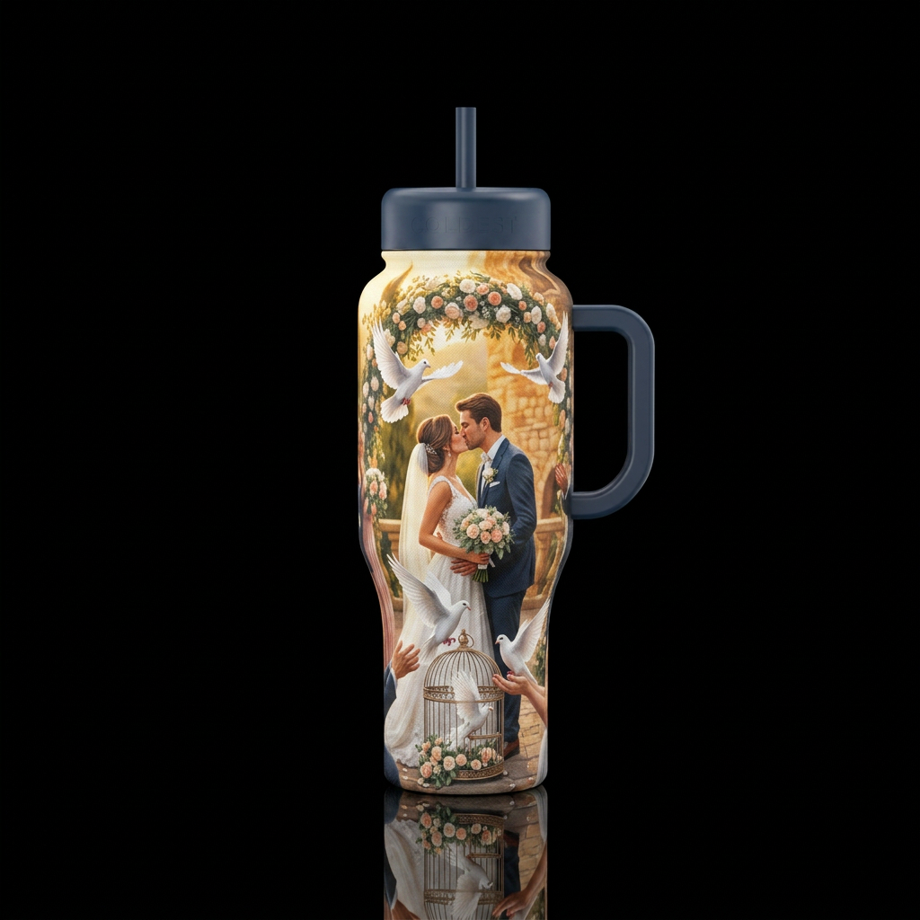 love's flight water bottle design
