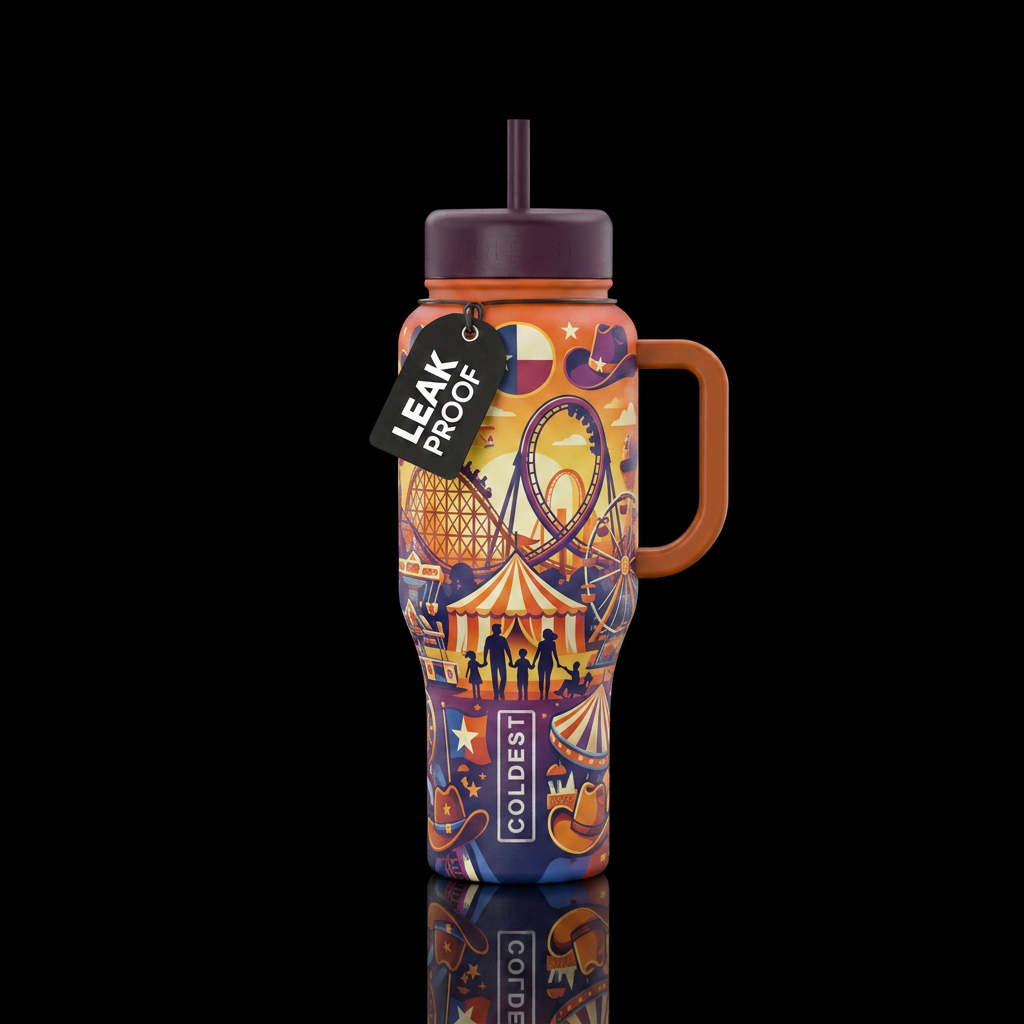 Family Summer Fun water bottle design