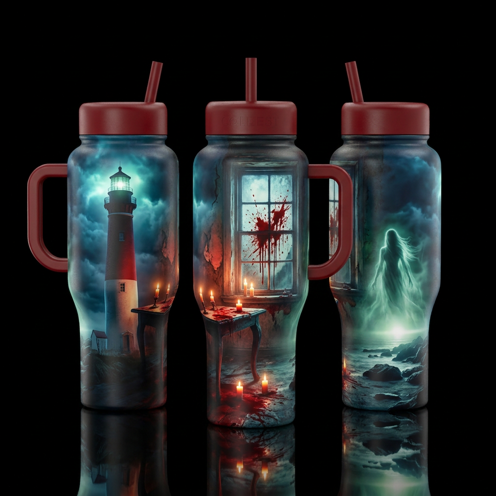 Pensacola Lighthouse water bottle design