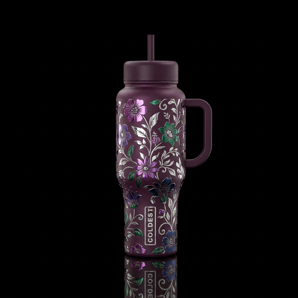 blackberry reflection water bottle design