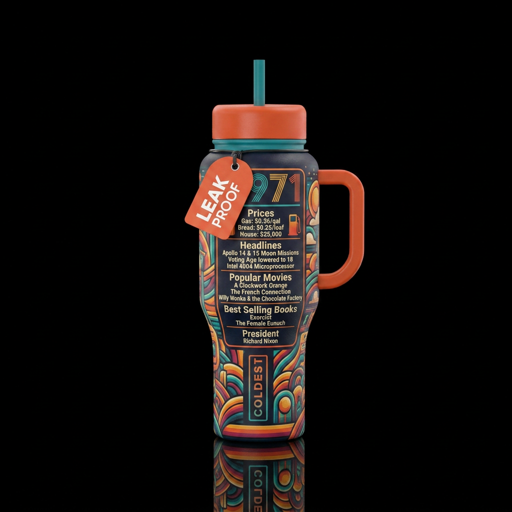 looking back #1 water bottle design