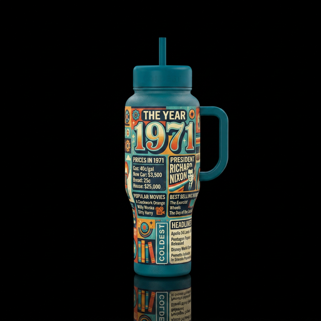 looking back #2 water bottle design