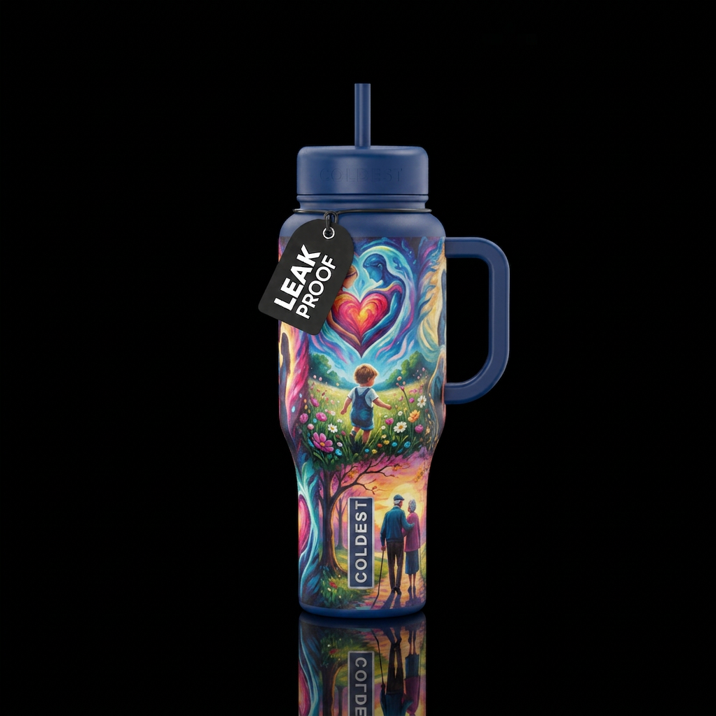 return to innocence water bottle design