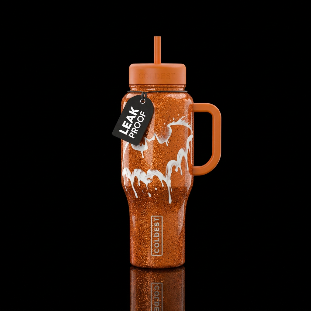 Gingerbat water bottle design