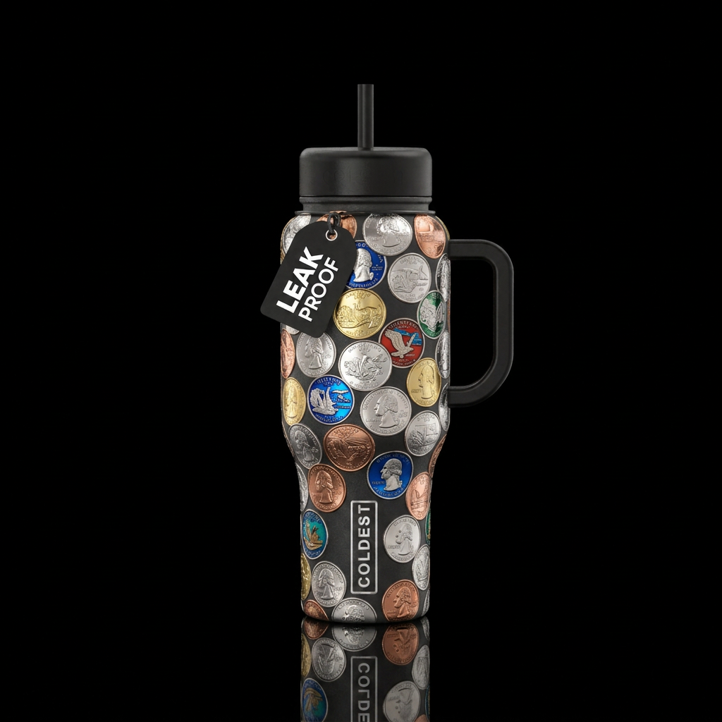 Here's a Quarter water bottle design