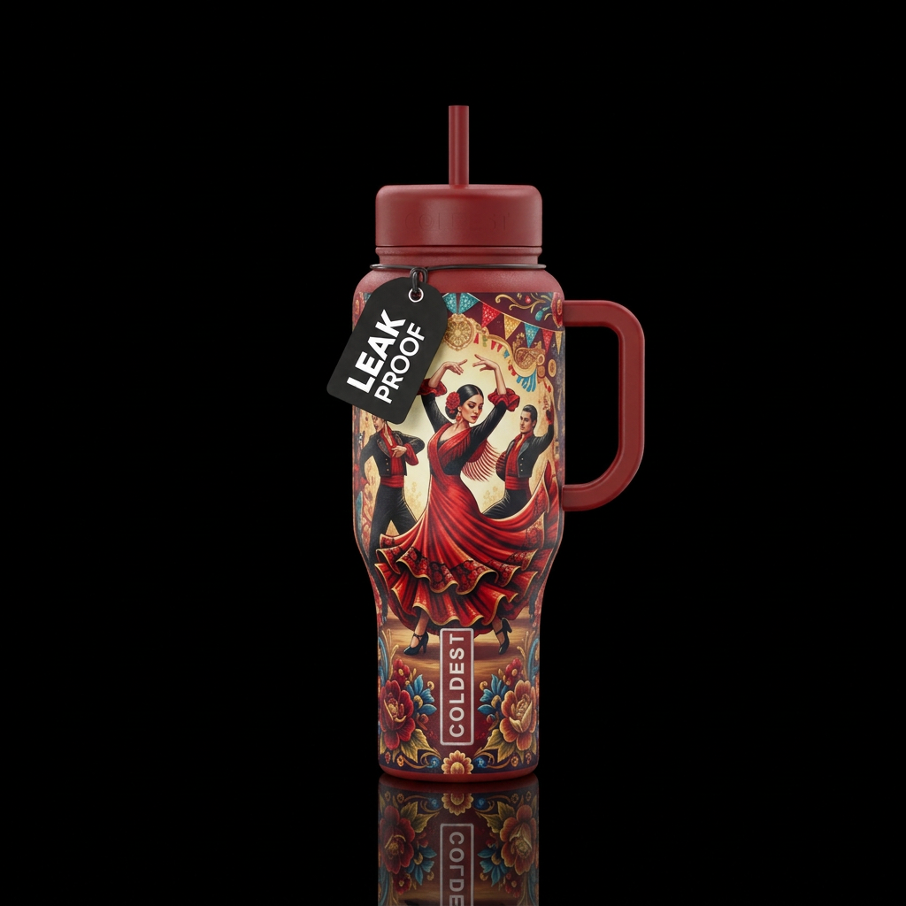 Paso Doble water bottle design