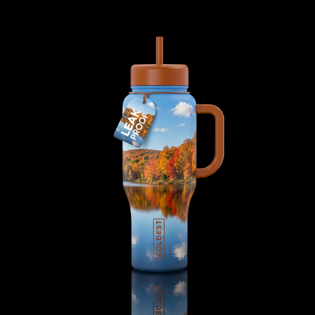 Seasonal Change water bottle design
