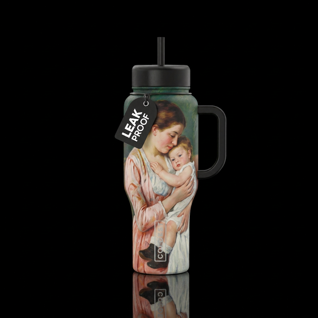Mom's Caress water bottle design