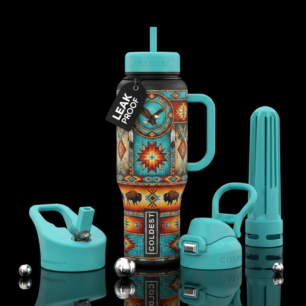 Native american water bottle design