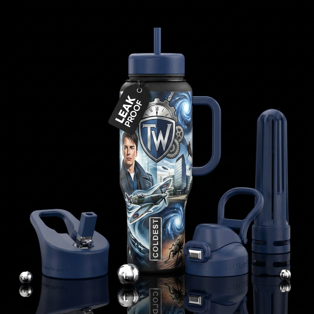 Torchwood & Captain Jack Harkness water bottle design