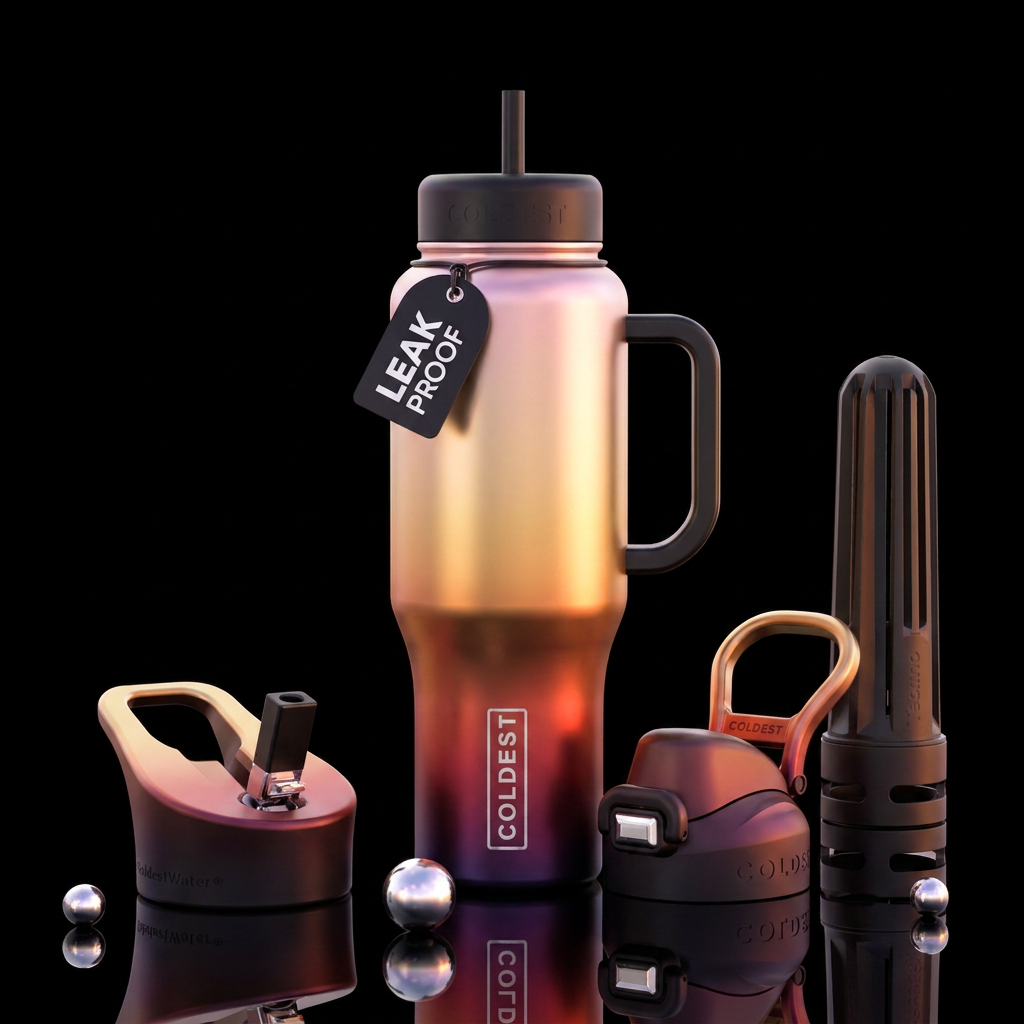 Sunrise, Sunset water bottle design