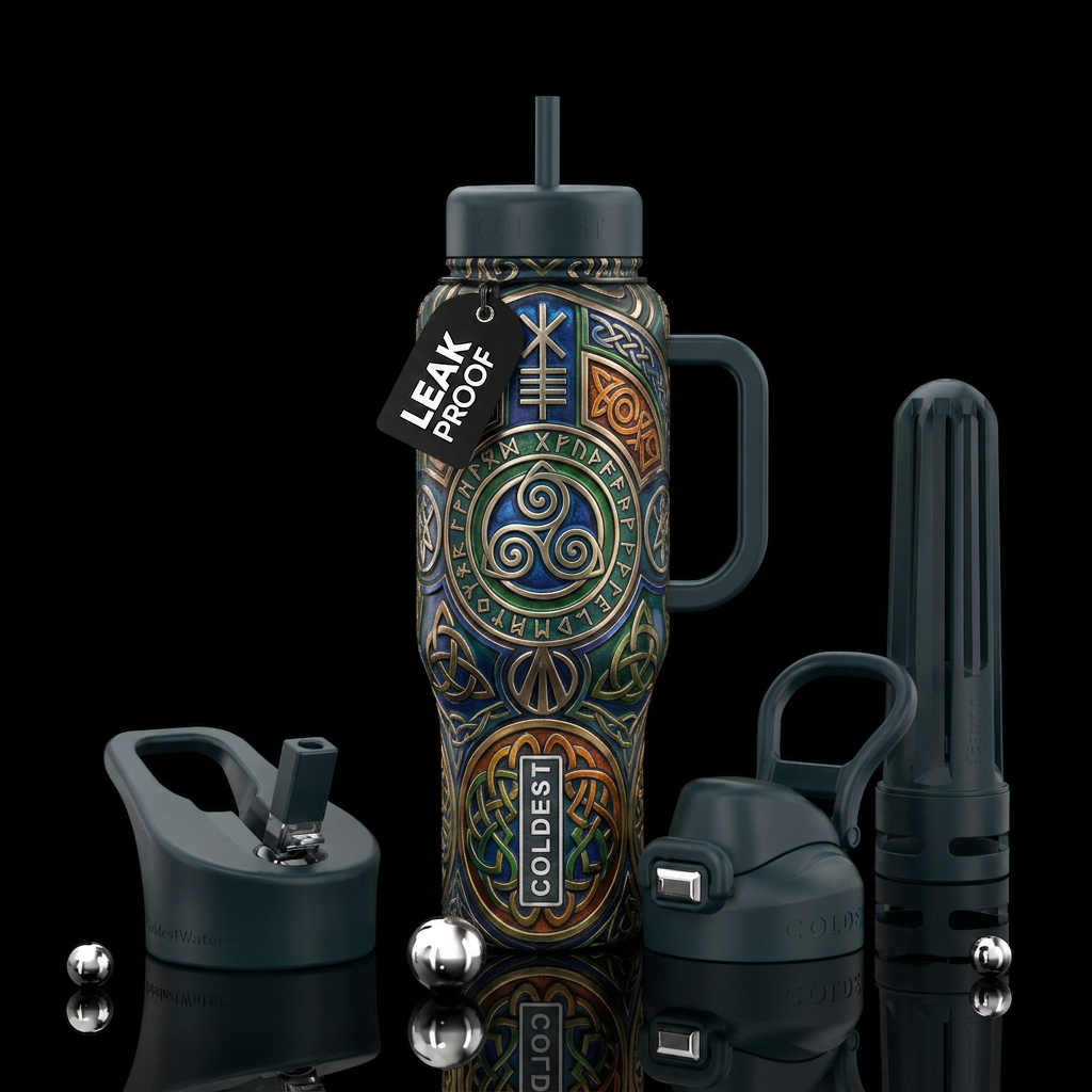 Gaelic Signs & Symbols water bottle design