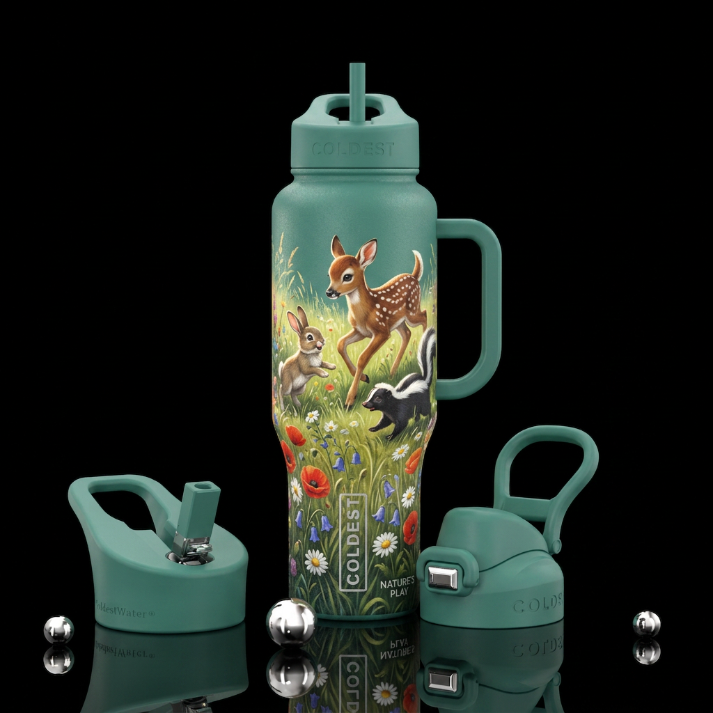 Bambi water bottle design