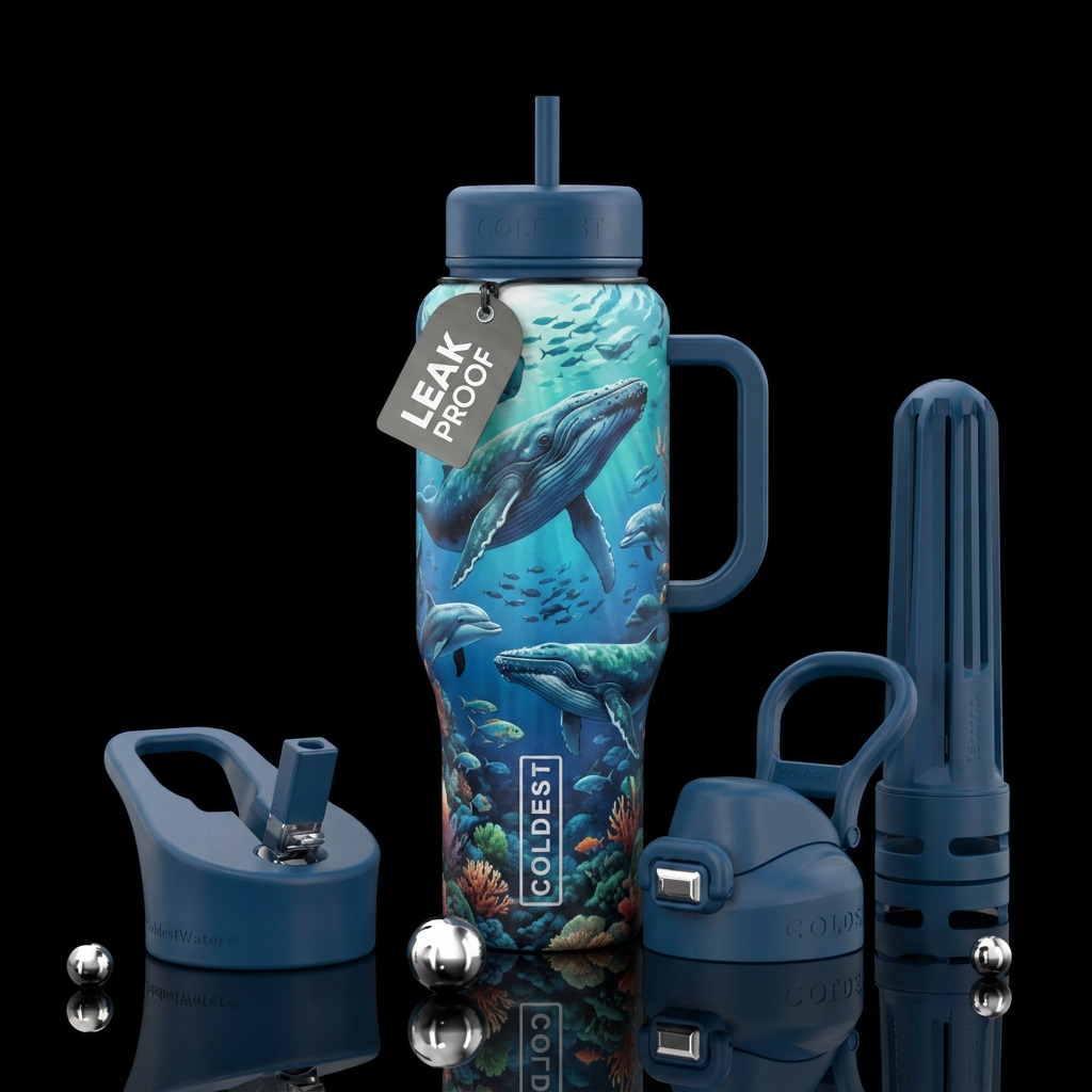 Under The Sea water bottle design