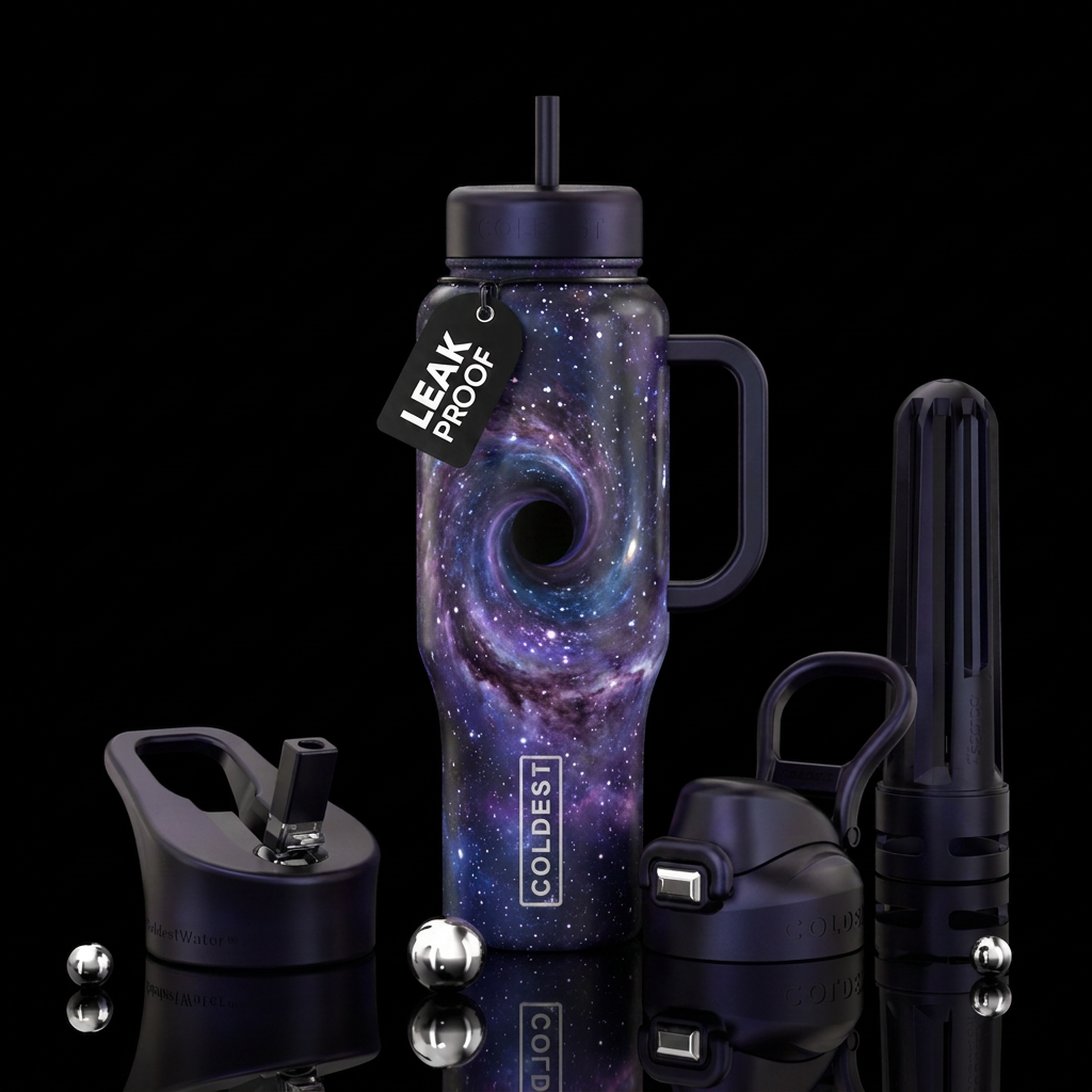 Black Hole water bottle design