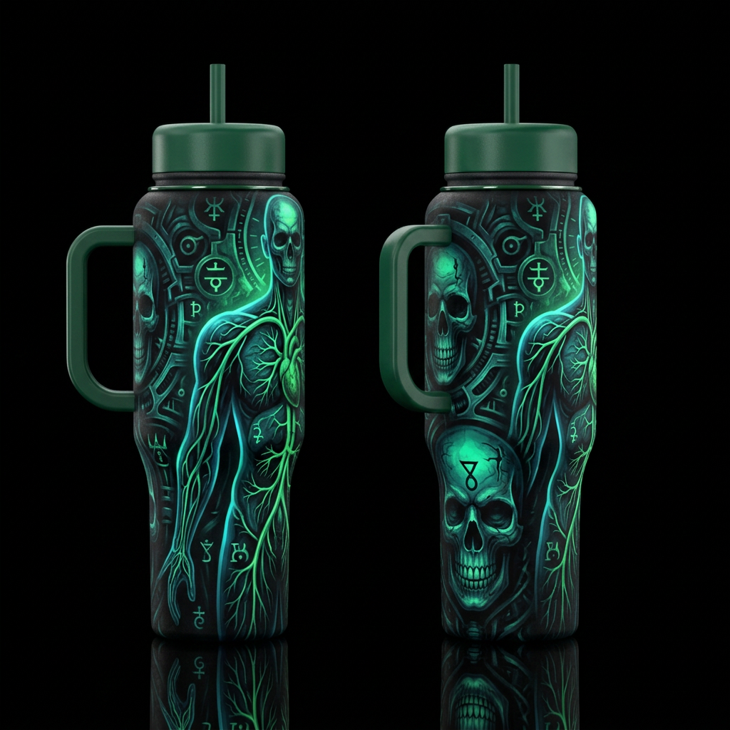 Fringe Science water bottle design