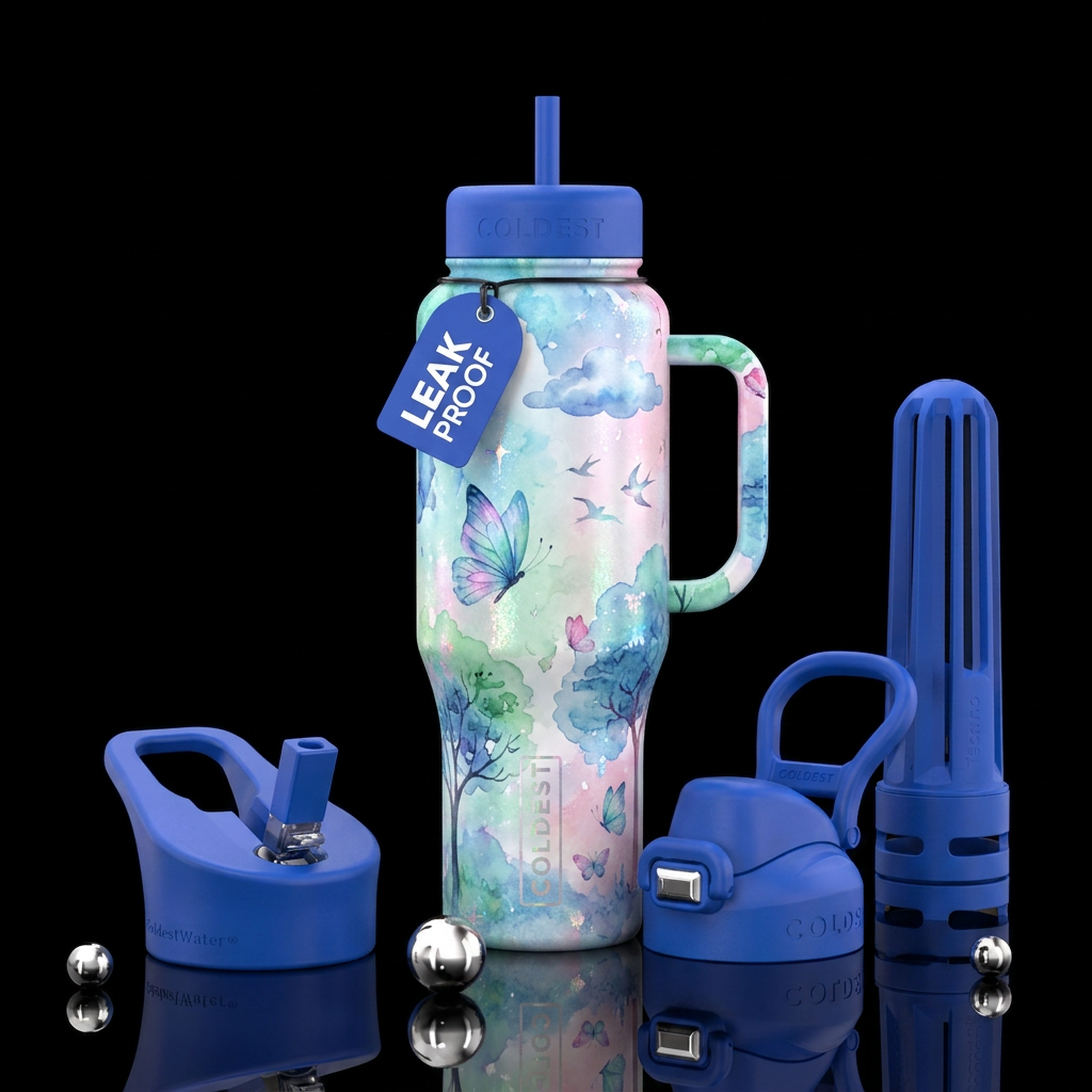Water Colors water bottle design