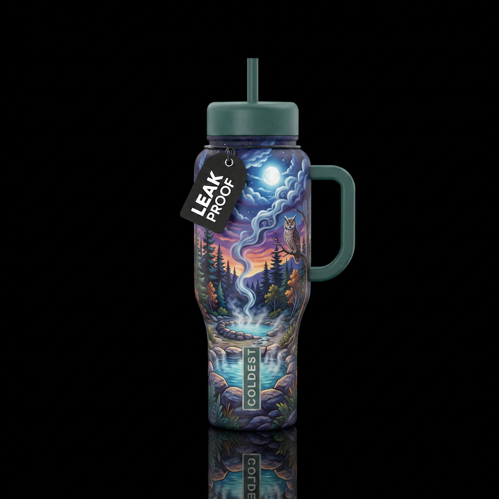 Hot Springs water bottle design