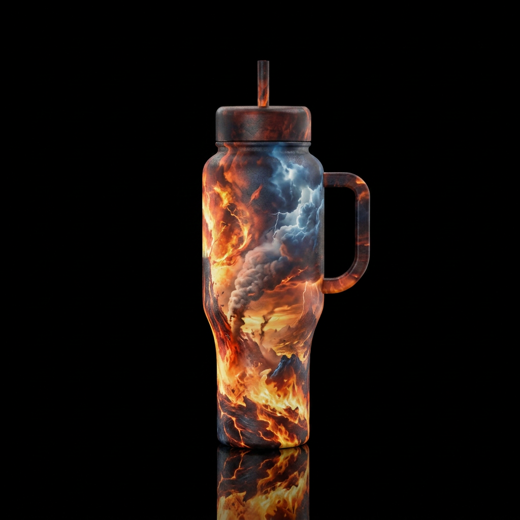 Forces of Nature water bottle design