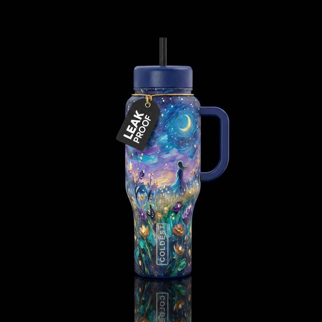 Beautiful Dreamer water bottle design