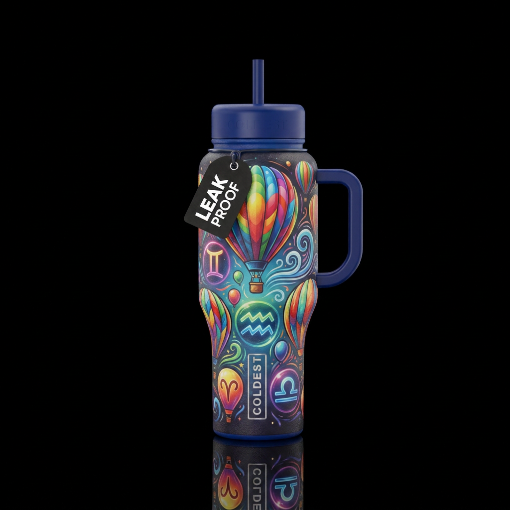 Air Signs water bottle design