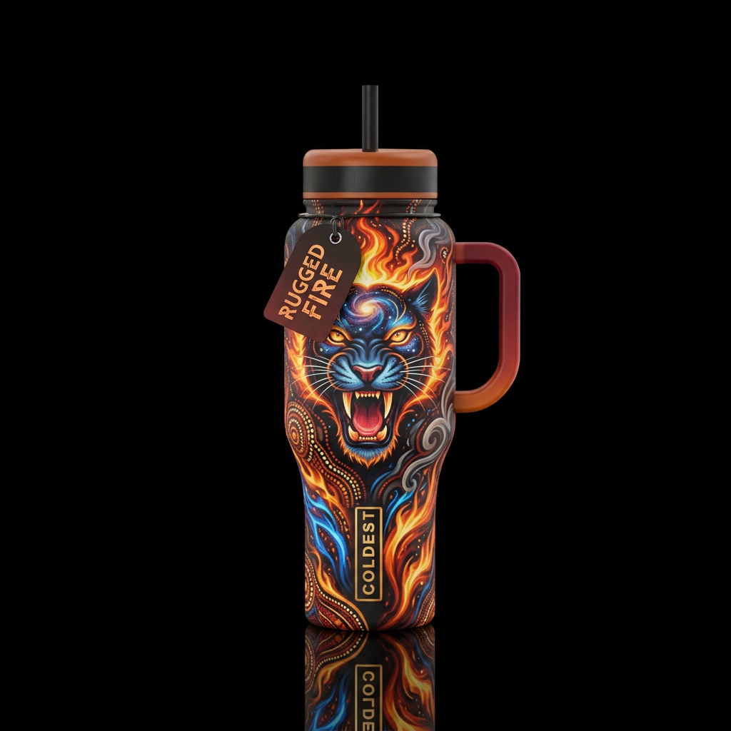 Panther water bottle design
