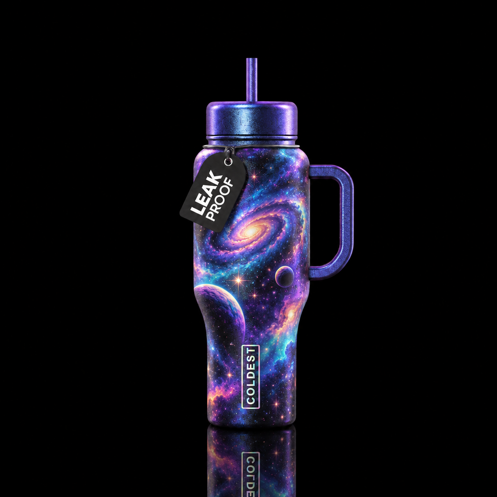 Glowie Holographic Universe Theory II water bottle design