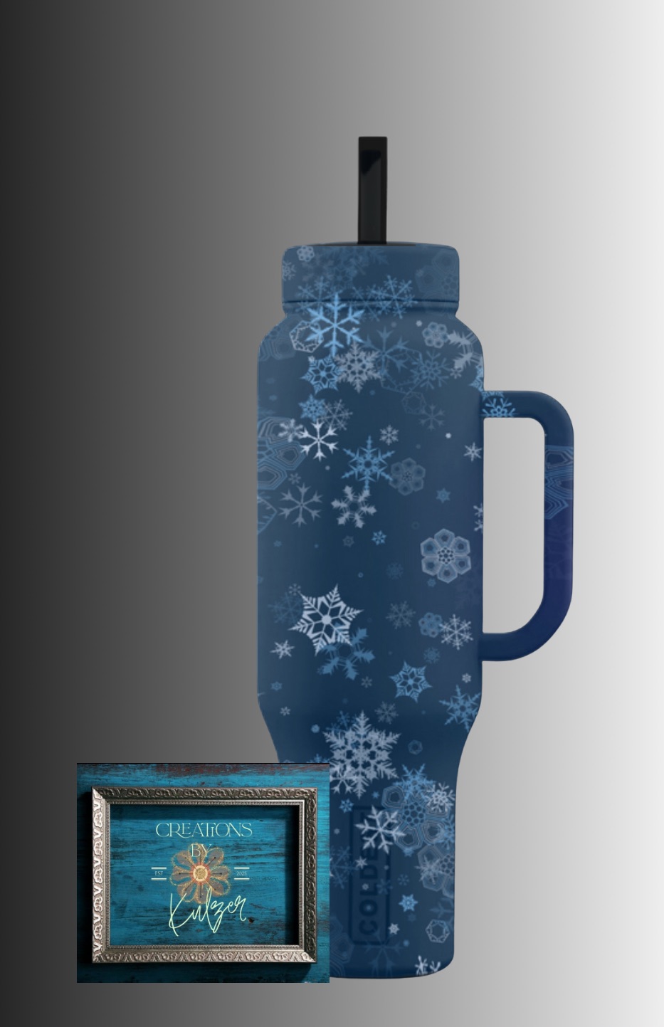 Flurries water bottle design