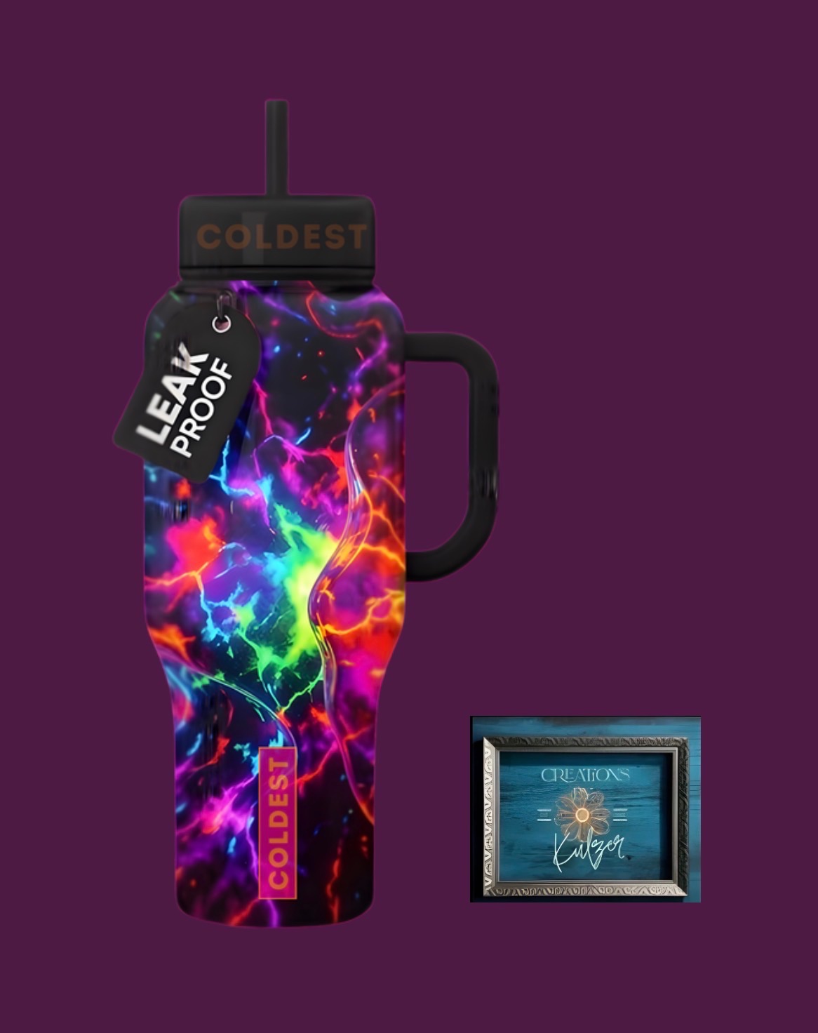 Chaos water bottle design