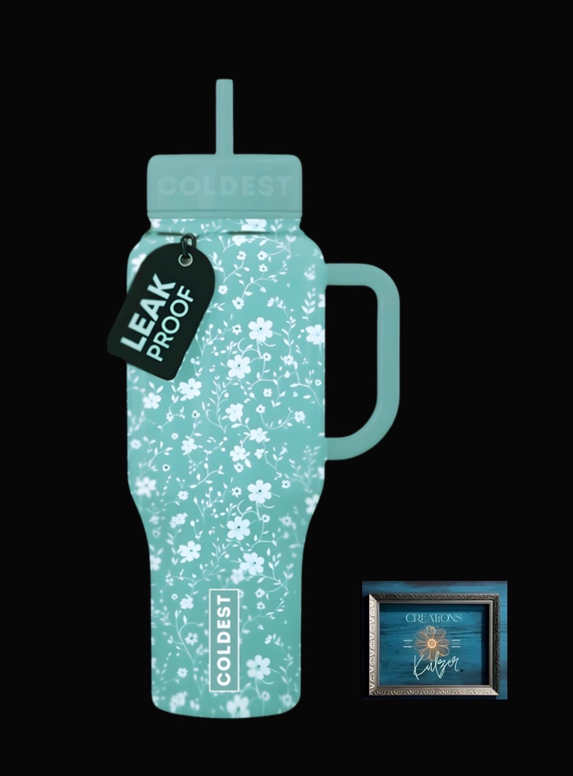 Cottage Bloom water bottle design
