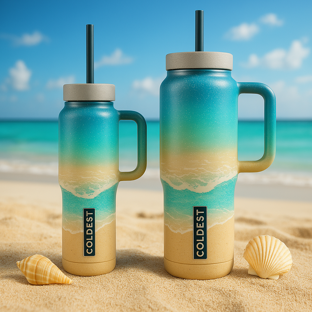 Ocean Breeze water bottle design