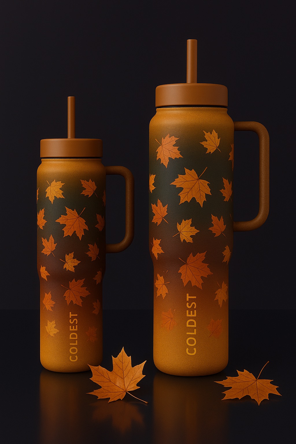Fall water bottle design