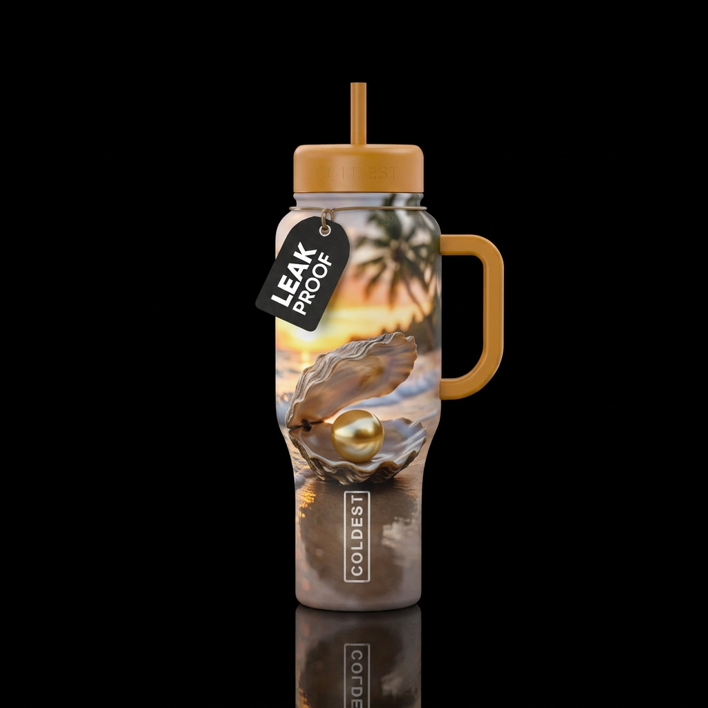 Tahitian Pearl Edition water bottle design