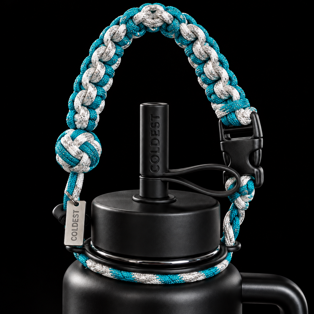 Happy clouds water bottle design