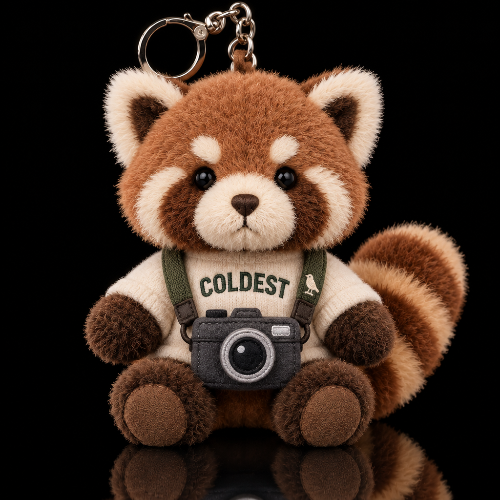 Red Panda Explorer water bottle design