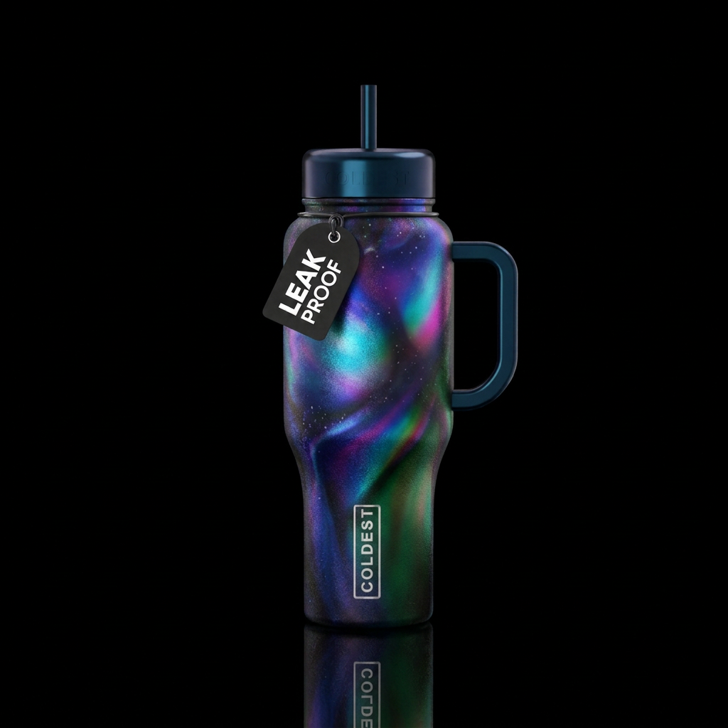dark mood water bottle design